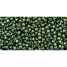 Круглый бисер ТОХО 11/0 Higher-Metallic Iris - Green (507) - 250гр