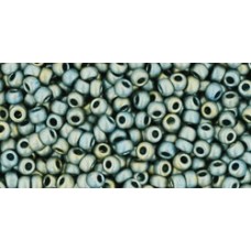 Круглый бисер ТОХО 11/0 Higher-Metallic Frosted Blue Haze (512F) - 250гр