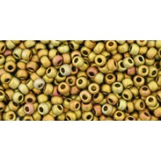 Круглый бисер ТОХО 11/0 Higher-Metallic Frosted Carnival (513F) - 250гр