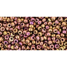 Круглый бисер ТОХО 11/0 Higher-Metallic Gypsy Gold (514) - 250гр