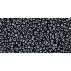 Круглый бисер ТОХО 11/0 Galvanized Dark Hematite (516) - 250гр