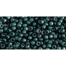 Круглый бисер ТОХО 11/0 Higher-Metallic Teal Hematite (519) - 250гр