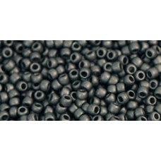 Круглый бисер ТОХО 11/0 Higher-Metallic Frosted Gray (602F) - 250гр