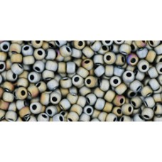 Круглый бисер ТОХО 11/0 Matte-Color Iris - Gray (613) - 250гр