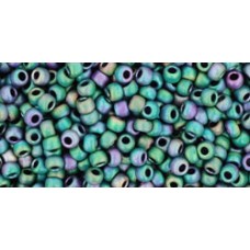 Круглый бисер ТОХО 11/0 Matte-Color Iris - Teal (706) - 250гр