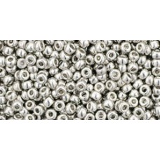 Круглый бисер ТОХО 11/0 Metallic Silver (714) - 100гр