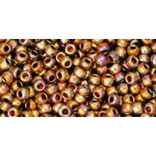 Круглый бисер ТОХО 11/0 Galvanized Midas Gold (722) - 100гр