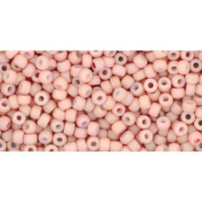 Круглый бисер ТОХО 11/0 Opaque-Pastel-Frosted Shrimp (764) - 250гр