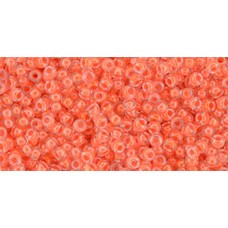 Круглый бисер ТОХО 11/0 Luminous Neon Salmon (803) - 250гр