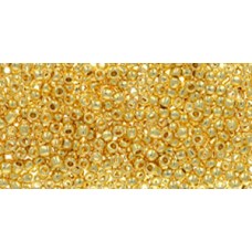 Круглый бисер ТОХО 11/0 24K Gold Plate (MAG01) - 100гр