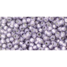 Круглый бисер ТОХО 11/0 PermaFinish - Silver-Lined Milky Alexandrite (PF2122) - 250гр