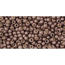 Круглый бисер ТОХО 11/0 PermaFinish - Matte Galvanized Mauve (PF556F) - 250гр