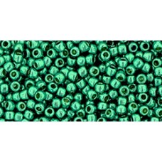 Круглый бисер ТОХО 11/0 PermaFinish Galvanized Teal (PF569) - 250гр