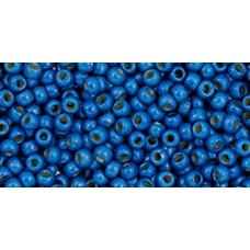 Круглый Бисер ТОХО 11/0 Permafinish - Matte Galvanized Ocean Blue (PF585F) - 250гр