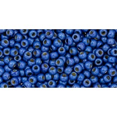 Круглый Бисер ТОХО 11/0 Permafinish - Matte Galvanized Denim Blue (PF586F) - 250гр