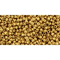 Круглый бисер ТОХО 11/0 Permafinish - Galvanized Old Gold (PF591) - 250гр