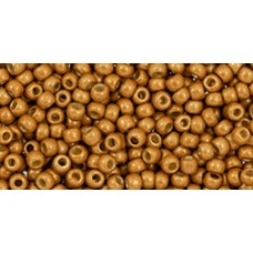 Круглый Бисер ТОХО 11/0 Permafinish - Matte Galvanized Old Gold (PF591F) - 250гр