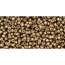 Круглый бисер ТОХО 11/0 Permafinish - Galvanized Almond (PF593) - 250гр