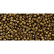 Круглый бисер ТОХО 11/0 Permafinish - Galvanized Medal Bronze (PF594) - 250гр