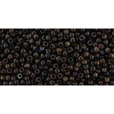 Круглый бисер ТОХО 11/0 HYBRID Transparent Lt Topaz - Picasso (Y313) - 250гр