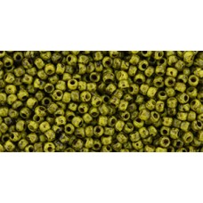 Круглый бисер ТОХО 11/0 HYBRID Opaque Dandelion - Picasso (Y319) - 250гр