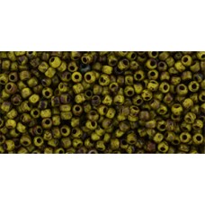 Круглый бисер ТОХО 11/0 HYBRID Opaque-Frosted Dandelion - Picasso (Y319F) - 250гр