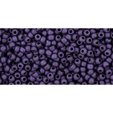 Круглый бисер ТОХО 11/0 HYBRID Metallic Suede - Purple (Y612) - 250гр