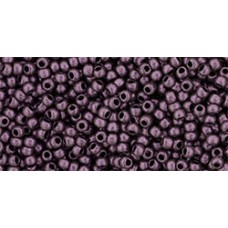Круглый бисер ТОХО 11/0 HYBRID Metallic Suede - Pink (Y617) - 250гр