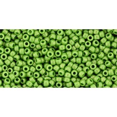 Круглый бисер ТОХО 11/0 HYBRID Sueded Gold Opaque Mint Green (Y624) - 250гр