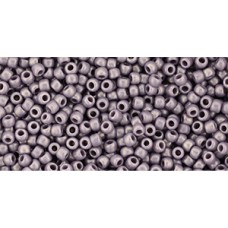Круглый бисер ТОХО 11/0 HYBRID Sueded Gold Opaque Lavender (Y626) - 250гр