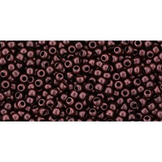Японский круглый бисер TOHO Beads 11/0 HYBRID Metallic Suede - Red Copper (Y911) - 250гр
