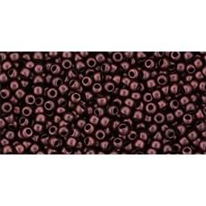 Японский круглый бисер TOHO Beads 11/0 HYBRID Metallic Suede - Red Copper (Y911) - 250гр
