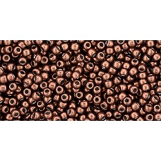 Круглый бисер ТОХО 11/0 HYBRID Metallic - Potter's Clay (YPS0019) - 250гр
