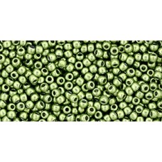Круглый бисер ТОХО 11/0 HYBRID Metallic - Greenery (YPS0083) - 250гр