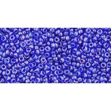 Японский круглый бисер TOHO Beads 15/0 Transparent-Lustered Cobalt (116)