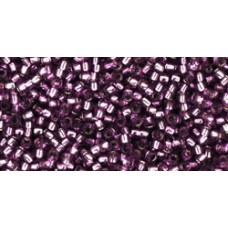 Круглый бисер ТОХО 15/0 Silver-Lined Lt Grape (2219) - 100гр