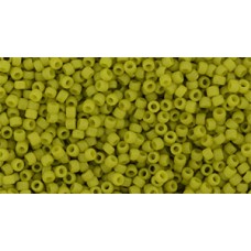 Круглый бисер ТОХО 15/0 Semi Glazed - Lemongrass (2600F) - 100гр