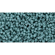 Круглый бисер ТОХО 15/0 Semi Glazed - Turquoise (2604F) - 100гр