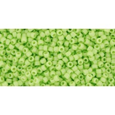 Круглый бисер ТОХО 15/0 Opaque Sour Apple (44) - 100гр