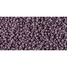 Круглый бисер ТОХО 15/0 Opaque-Frosted Lavender OS (52F) - 100гр