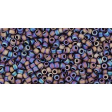 Круглый бисер ТОХО 15/0 Matte-Color Iris - Purple (615) - 100гр