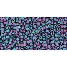 Круглый бисер ТОХО 15/0 Matte-Color Iris - Blue (705) - 100гр