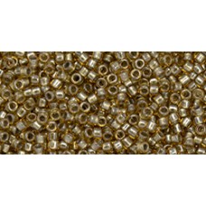 Бисер Трежерес ТОХО 11/0 Silver-Lined Citrine (1002) - 100гр