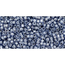 Бисер Трежерес ТОХО 11/0 Silver-Lined Montana Blue (1008) - 100гр