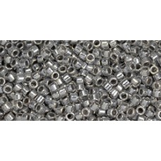 Бисер Трежерес ТОХО 11/0 Raincloud Gray-Lined Crystal (1031) - 100гр