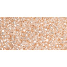 Бисер Трежерес ТОХО 11/0 White-Lined Luster Lt Rosaline (1033) - 100гр