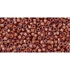 Бисер Трежерес ТОХО 11/0 Orange-Lined Lt Hyacinth (1039) - 100гр