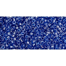 Бисер Трежерес ТОХО 11/0 Dk Blue-Lined Lt Sapphire (1057) - 100гр