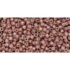 Бисер Трежерес ТОХО 11/0 Marbled Pink Stucco (1201) - 100гр