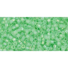 Бисер Трежерес ТОХО 11/0 Translucent Celery Rainbow (1244) - 100гр